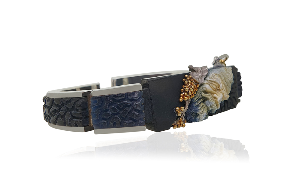 Bacchus-Dionysus Bracelet Gold & Silver - Grev Handmade